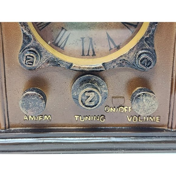 Vintage Home Interior Old Style Brown Table/Desk Clock Tested And Works - Picture 11 of 11